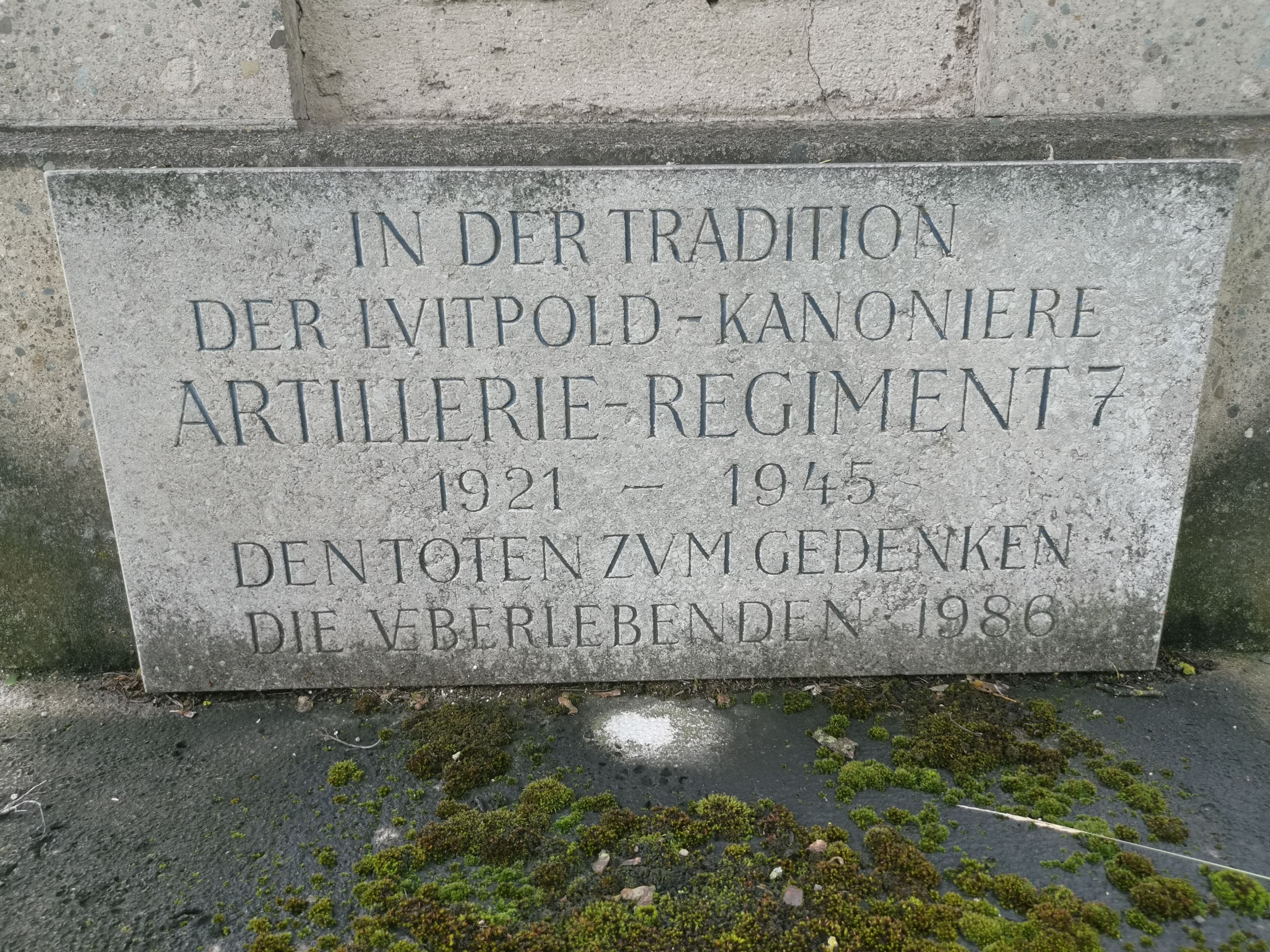Begräbnisplatz des Prinzregent-Luitpold-Feldartillerieregiments auf dem Nordfriedhof München